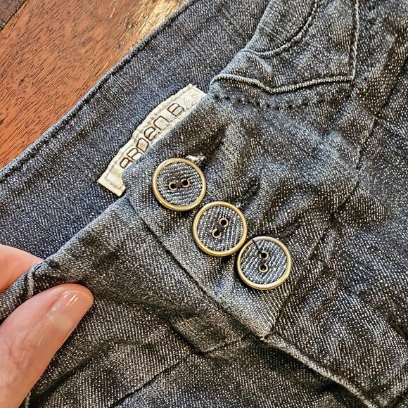 ARDEN B Y2K Size 8 Shorts Gray Bermuda Casual Business Travel Workwear Career - Picture 5 of 8